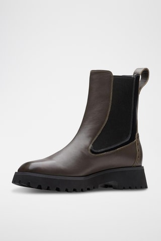 Bottines Chelsea en cuir Stayso - Kaki