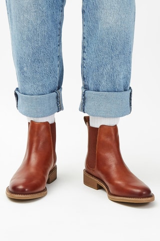 Bottines en cuir Cologne - Marron