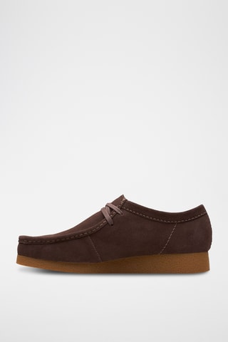 Mocassins en nubuck WallabeeEVO - Marron foncé