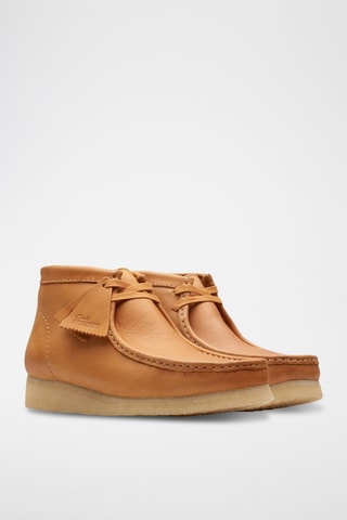 Bottines en cuir Wallabee - Marron clair