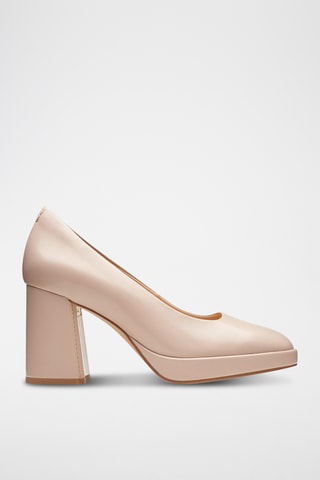 Escarpins en cuir Zoya85 - Beige