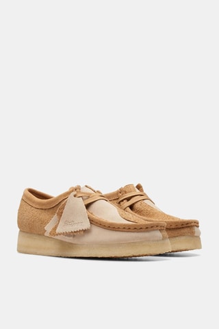 Mocassins en nubuck Wallabee - Beige