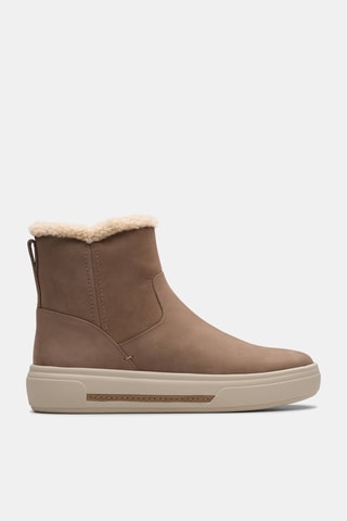 Bottines fourrées en nubuck Hollyhock - Marron