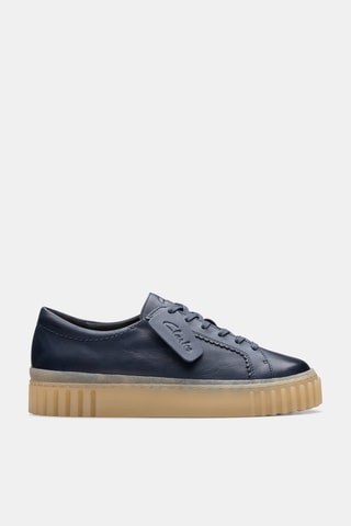 Baskets en cuir Mayhill - Bleu marine