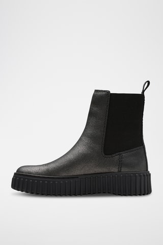 Bottines Chelsea en cuir Torhill - Anthracite