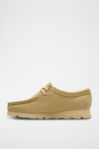 Mocassins en nubuck Wallabee - Beige clair