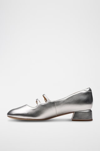 Babies en cuir Daiss30 - Argenté