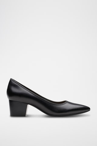 Escarpins en cuir Ellanie - Noir