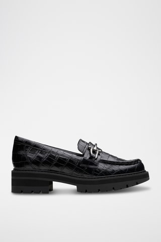 Mocassins en cuir Orianna - Noir