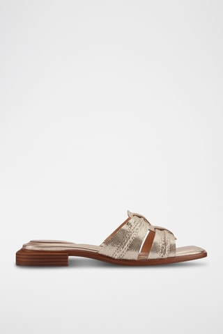 Mules en cuir Ariany - Doré