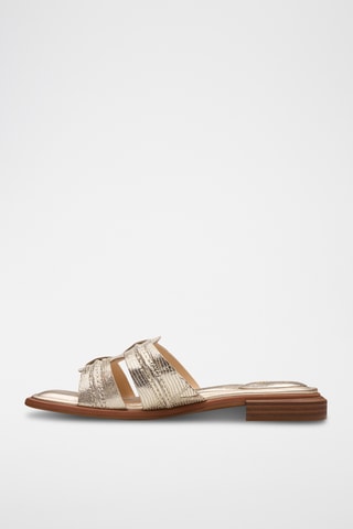 Mules en cuir Ariany - Doré