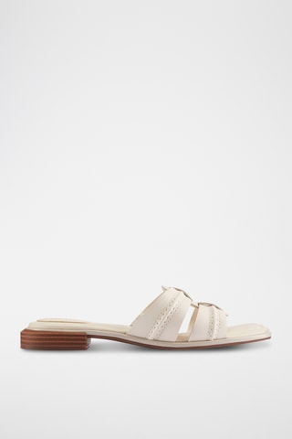Mules en cuir Ariany - Ecru