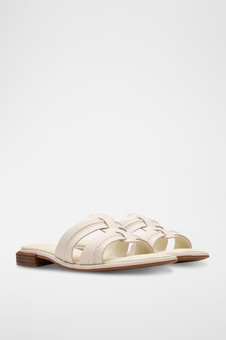 Mules en cuir Ariany - Ecru