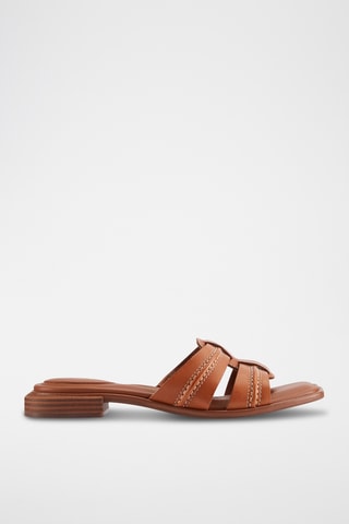 Mules en cuir Ariany - Marron