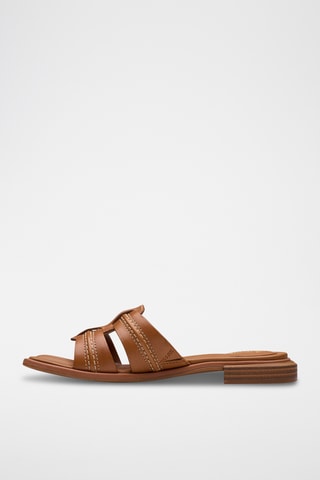 Mules en cuir Ariany - Marron
