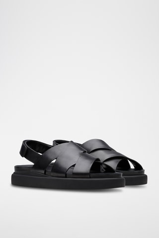 Sandales en cuir Aristella - Noir