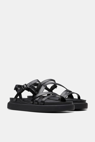 Sandales en cuir Aristella - Noir