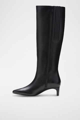Bottes en cuir Edina - Noir