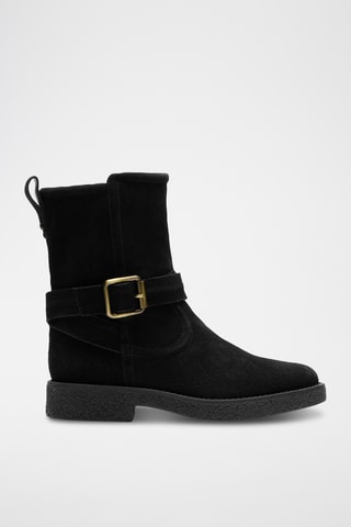 Bottines en nubuck Nella - Noir