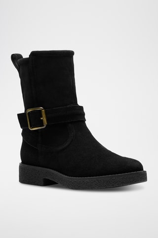 Bottines en nubuck Nella - Noir