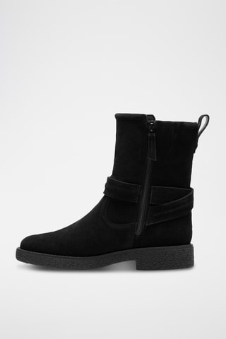 Bottines en nubuck Nella - Noir