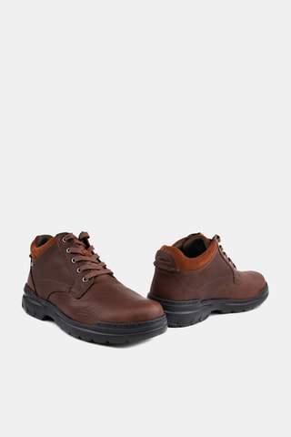 Boots en cuir Rockie - Marron