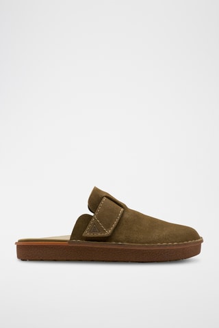 Mules en nubuck Litton - Marron