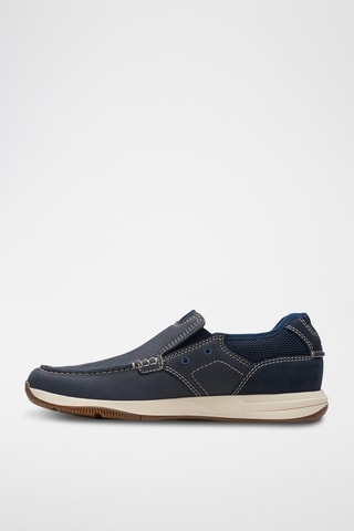 Slip-on en nubuck Sailview - Bleu marine
