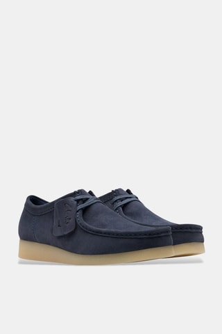 Mocassins en nubuck WallabeeEVO - Bleu marine