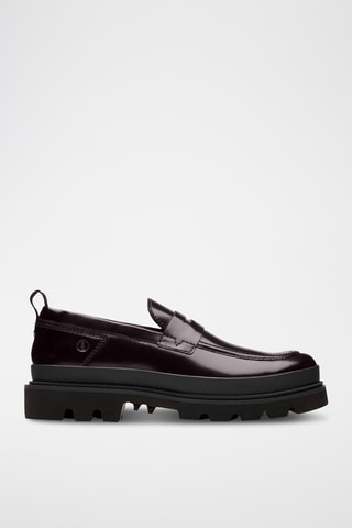 Mocassins en cuir verni Badell - Bordeaux