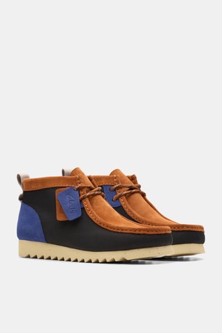 Boots en nubuck Wallabee2 - Marron et noir