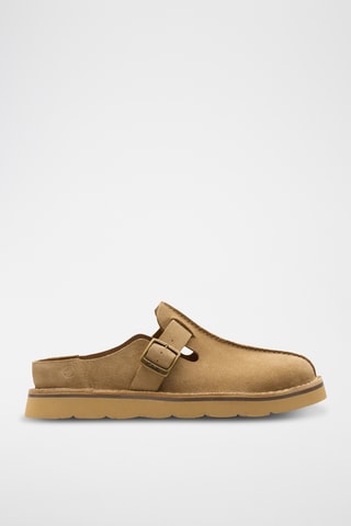 Sabots en nubuck Solsbury - Marron clair