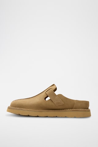 Sabots en nubuck Solsbury - Marron clair