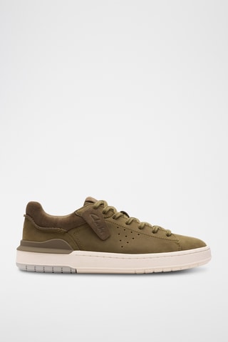 Baskets en nubuck Courtlite2 - Vert olive