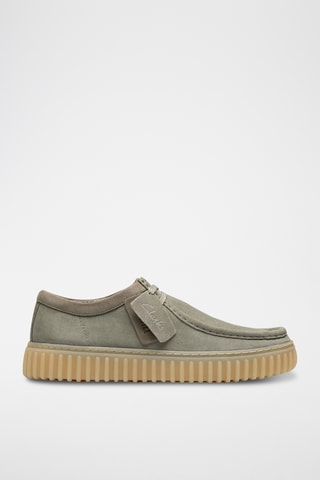 Mocassins en nubuck Torhill - Vert clair