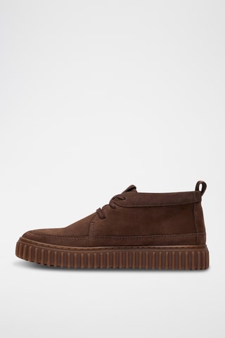 Baskets montantes en nubuck Torhill - Marron foncé