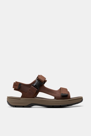 Sandales en cuir Saltway - Marron foncé