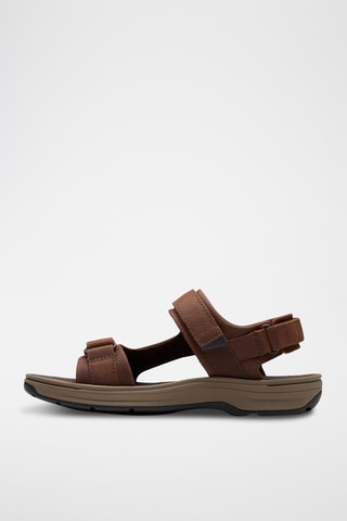 Sandales en cuir Saltway - Marron foncé