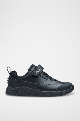 Baskets en cuir SteggyStride - Noir