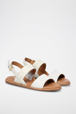 Sandales en cuir Karsea - Blanc