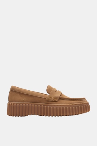 Mocassins plateformes en nubuck Torhill Penny - Marron