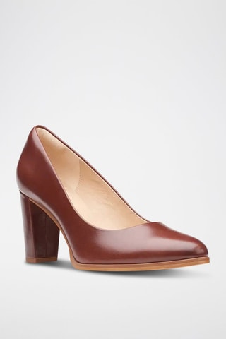 Escarpins en cuir Kaylin - Marron