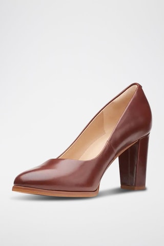 Escarpins en cuir Kaylin - Marron