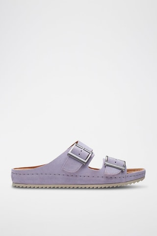 Mules en cuir Brookleigh - Violet