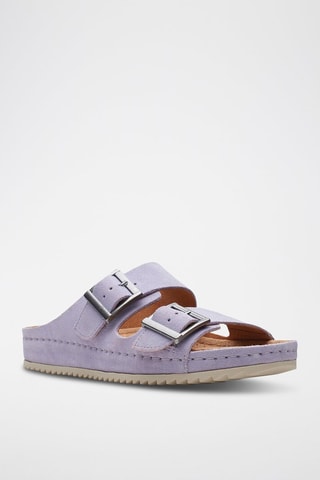 Mules en cuir Brookleigh - Violet