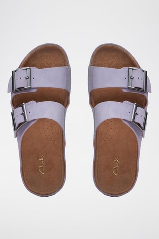 Mules en cuir Brookleigh - Violet