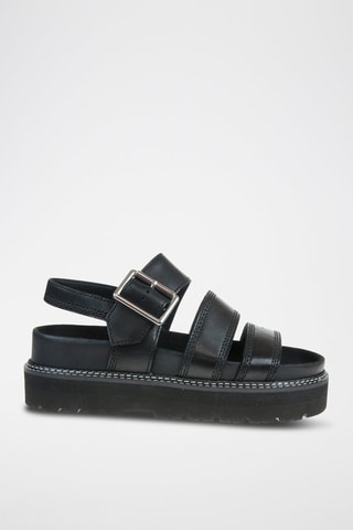 Sandales en cuir Orianna - Noir