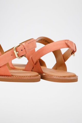 Sandales en nubuck Karsea - Corail