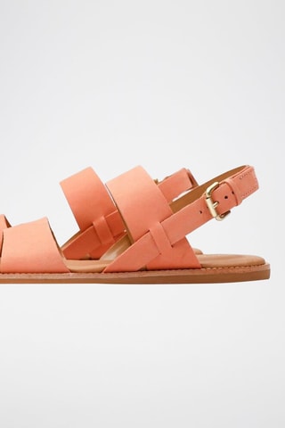 Sandales en nubuck Karsea - Corail