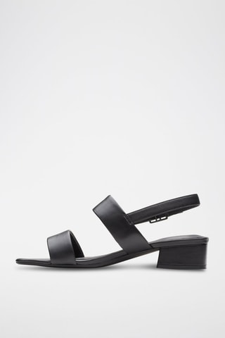 Sandales en cuir Seren25 Strap - Noir